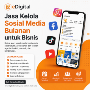 Jasa Kelola Sosial Media Bulanan untuk Bisnis